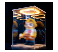 Teca Plexiglass Vetrina Espositiva In Acrilico Trasparente Con Luce, Espositore Impilabile Per Action Figures, Modelli E Bambole - Box Da Collezione(20x20x24inch/50x50x60cm)