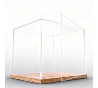 teca plexiglass Vetrina in Acrilico Trasparente con Anta, Vetrina per Figure Ispessite, Vetrina Extra Large Da 40, 45, 50, 55, 60 cm per Riporre/ Modelli(60x40x40cm/24x16x16in)