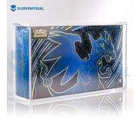 Teca Pokemon UPC Mega Charizard Terapagos Plexiglass Acrilico Magnetica Case