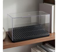 Teca Rettangolare Trasparente Base Piatta Box Display in Plexiglass Bordi