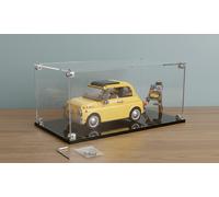 Teca vetrina figure per set lego 10271 Fiat 500 cinquecento plexiglass 3mm