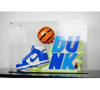 Teca vetrina figure per set lego 43008 nike dunk plexiglass 3mm