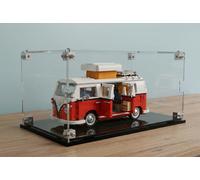 Teca vetrina figure set lego 10220 Volkswagen T1 Camper Van plexiglass 3mm