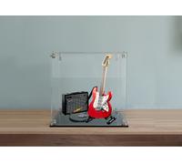 Teca vetrina figure set lego 21329 Fender Stratocaster IDEAS plexiglass 3mm