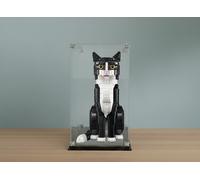 Teca vetrina figure set lego 21349 Gatto Tuxedo display case plexiglass 3mm