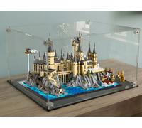 Teca vetrina figure set lego 76419 CASTELLO E PARCO DI HOGWARTS plexiglass 3mm