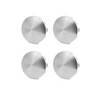 TECART Copricerchi, 4 pezzi, adatti per BMW MINI Coope, coprimozzo universale, impermeabile, antipolvere, in ABS, accessorio per auto (OD 56 mm, ID 54 mm), colore argento