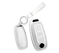 TECART Portachiavi adatto per Nissan Ariya X-Trail Qashqai Altima Teana Pathfinder Versa Rogue 4Runner TPU Smart Chiave Auto Cover 3 Tasti Custodia Chiave Protezione Chiave Accessori Auto -A Bianco