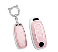 TECART Portachiavi adatto per Nissan Ariya X-Trail Qashqai Versa Rogue 4Runner Altima Teana Pathfinder TPU Smart Chiave Auto Cover 3 Tasti Custodia Chiave Protettiva Chiave Accessori Auto B Rosa
