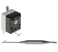 tecasa Termostato di sicurezza massima temperatura 230 °C 1 sonda di Palo Ø 6 X 52 mm 16 a
