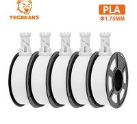 TECBEARS 5KG Bianco PLA Filamento per stampante 3D Filamento PLA 1,75mm