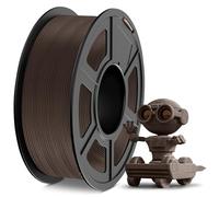 TECBEARS Filament Bois PLA 1.75mm 1KG, Wood Filament Contient 15% de Fibre de Bois, Surface Mate Avec Odeur de Bois, PréCision Dimensionnelle +/- 0.03mm, Bobine de 1000g, Bois de Noyer