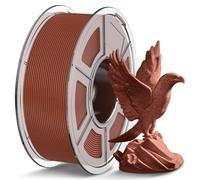TECBEARS Filamento PLA Marmo 1.75mm 1KG, Marble PLA Filament ad Alta Velocità, Materiale Premium per Stampe Realistiche di Marmo, Bobina da 1kg (2.2 libbre) Marmo Rosso Mattone