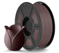 TECBEARS Filamento PLA Matte 1.75mm Cioccolato 1KG, Filamento per Stampante 3D Matte PLA, Superficie Opaca Alta Velocità 30-600 mm/s, Neatly Wound Filamento Precisione Dimensionale +/- 0.02 mm