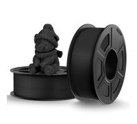 TECBEARS Filamento PLA Matte Bundle 1.75mm 2KG, Filamento per Stampante 3D Matte PLA, Superficie Opaca Alta Velocità 30-600 mm/s, Filamento Precisione Dimensionale +/- 0.02 mm, Nero+Nero