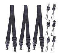 TECDW Tracolla regolabile con sgancio rapido, tracolla di ricambio in nylon per iPad, macchina fotografica, binocolo, borsa per computer, laptop, custodia per cellulare, borsa a tracolla, borse (3)