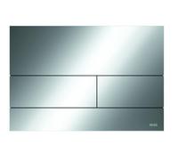 Plaque de poussée TECE WC TECEsquare II métal pour la technologie à double chasse d'eau, 9240831, 9240831, Colorazione: Cromo lucido