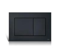 TECEnow plaque de commande WC pour technique à deux quantités, 9240407, 9240407, Colorazione: Nero opaco