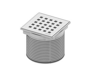 TECE drainpoint S copertura per scarico bagno, 3660007, drainpoint S acciaio inox levigato [Canaline Doccia e Scarichi Bagno > Scarichi Bagno]