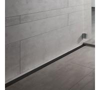 TECEdrainprofile profilo doccia, per scarico doccia, lunghezza 800 mm, 670, Colorazione: nero spazzolato