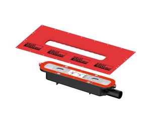 TECE drainprofile corpo incasso per canalina doccia, per installazione in piano DN 40, 673001, drainprofile [Canaline Doccia e Scarichi Bagno > Canaline Doccia]