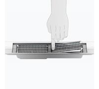 Tece drainprofile set filtro capelli, 674002, drainprofile acciaio inox [Canaline Doccia e Scarichi Bagno > Accessori per Canaline Doccia e Scarichi Bagno]