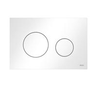 TECE Plaque de commande pour WC TECEloop, plastique, pour technique à deux quantités, 9240920, 9240920, Colorazione: Bianco