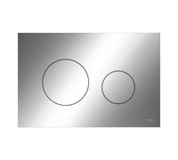 TECE Piastra di spinta WC TECEloop, in plastica, per tecnologia a doppio scarico, 92409, Colorazione: Cromo lucido - 9240921