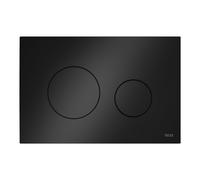 TECE Piastra di spinta WC TECEloop, in plastica, per tecnologia a doppio scarico, 92409, Colorazione: Nero - 9240924