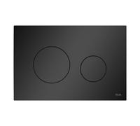 TECE Plaque de commande pour WC TECEloop, plastique, pour technique à deux quantités, 9240925, 9240925, Colorazione: Nero opaco