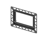 TECE loop / square / now telaio di installazione WC per montaggio a filo, 9240647, loop; square; now nero [Placche di Scarico > Accessori per Placche di Scarico]