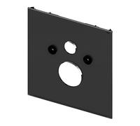 TECE lux piastra in vetro per WC standard, 9650105, lux nero [Elementi ad Incasso > Accessori per Elementi Incasso]