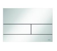 Plaque de poussée TECE WC TECEsquare II métal pour la technologie à double chasse d'eau, 9240832, 9240832, Colorazione: Bianco lucido