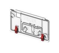 TECE profil paraspruzzi per cassetta esterna WC a incasso, completo, 9820017, profil trasparente [Elementi ad Incasso > Ricambi per Elementi Incasso]