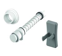 TECE Set complet de barre de douche, blanc, 9820363, 9820363