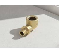 TECE TECEflex manicotto angolare compatto dimensione 16 x 1/2, bronzo al silicio