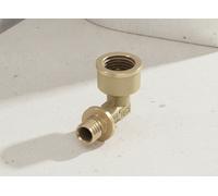 TECE TECEflex Manicotto di transizione angolare Dimensioni 20 x Rp 3/4, bronzo a