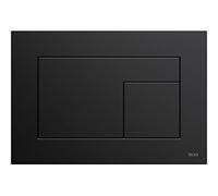 TECE Plaque de commande pour WC TECEvelvet, pour technique à deux quantités, 220x150x5mm, 9240732, 9240732, Colorazione: Nero