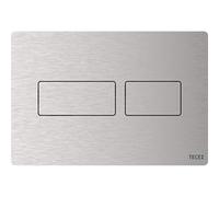 TECE WC TECEsolid, Piastra di Spinta in Acciaio Inox, per la Tecnologia a Doppia Caccia d'Acqua, Colore: Acciaio Inossidabile Spazzolato (con Anti-dattiloscopia) - 9240434