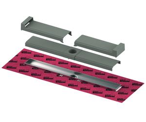 TECEdrainline-evo Caniveaux de douche, caniveaux droits en acier inox, 600702, 600702, Versione: Lunghezza nominale: 700 mm (693 mm)