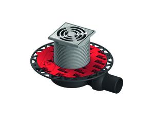 TECEdrainpoint S 110 Set dévacuation, super-plat, avec bride universelle Seal System, 3601100, 3601100