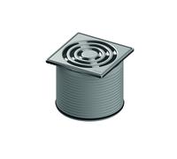 TECEdrainpoint S cadre de grille, acier inoxydable, 100x100mm, in rille design, 3660002, 3660002