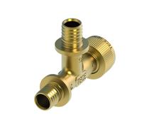 TECEflex Adaptateur rapide Té traversant, dim. 16x16x1/2\", bronze au silicium, 708632, 708632