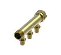 TECEflex collecteur, bronze au silicium, 712202, 712202, Versione: Filetto maschio 3/4" x filetto femmina 3/4" x 16 a 3 vie