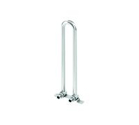 TECEflex HK Garniture de montage, pour radiateur compact à vanne, montage au sol, cuivre nickelé, dim. 16x15mm, 714901, 714901