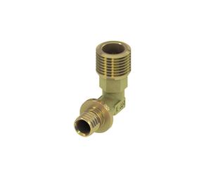 TECEflex Mamelon de transition coudé, bronze au silicium, 707803, 707803, Versione: Dimensioni 20 x filettatura esterna (R) 3/4"