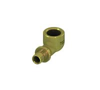 TECEflex Manchon coudé compact, dim. 16xRP1/2\", bronze au silicium, 708100, 708100