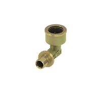 TECEflex Manchon de transition coudé, laiton standard, 768016, 768016, Versione: Dimensione 16 x filettatura interna (RP) 1/2"