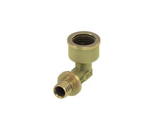 TECEflex Manchon de transition coudé, laiton standard, 768025, 768025, Versione: Dimensione 25 x filettatura femmina (RP) 3/4"