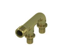 TECEflex raccord double, perte de charge optimisée, bronze au silicium, 16xR1/2\", 708608, 708608